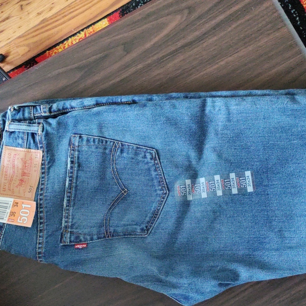 Levi's men's 501 jeans 35x34